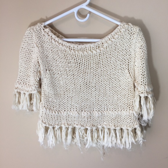 Free People On the Fringe Pullover Top Sz XS - Picture 4 of 8